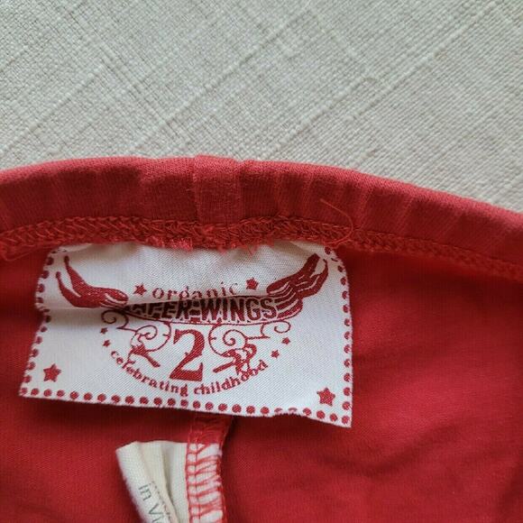 Paper Wings Red Leggings - Picture 4 of 5